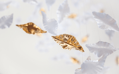 Leaf Twisted Sculptural Customize Chandelier