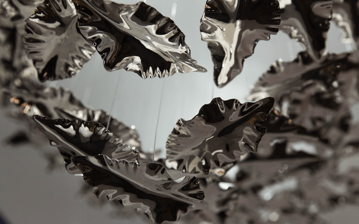 Leaf Twisted Sculptural Customize Chandelier