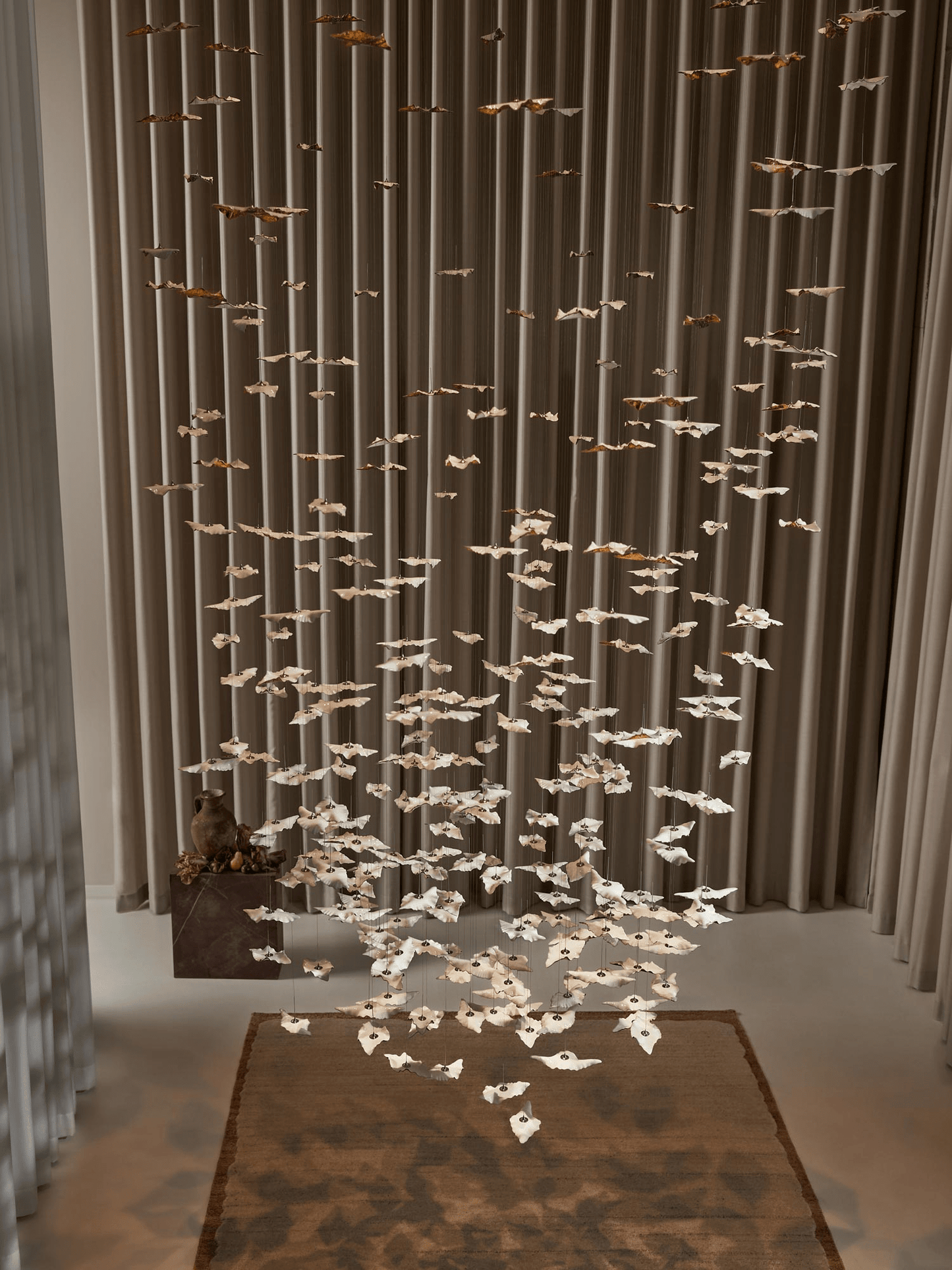 Leaf Twisted Sculptural Customize Chandelier