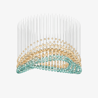 Peaarl Curtain Chandelier