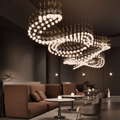 Peaarl Curtain Chandelier