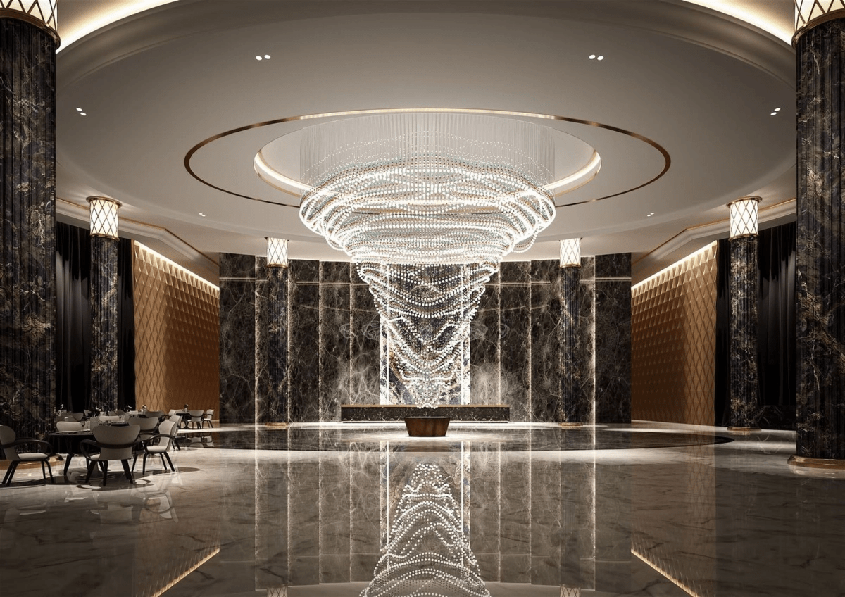 Peaarl Curtain Chandelier