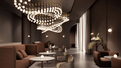 Peaarl Curtain Chandelier