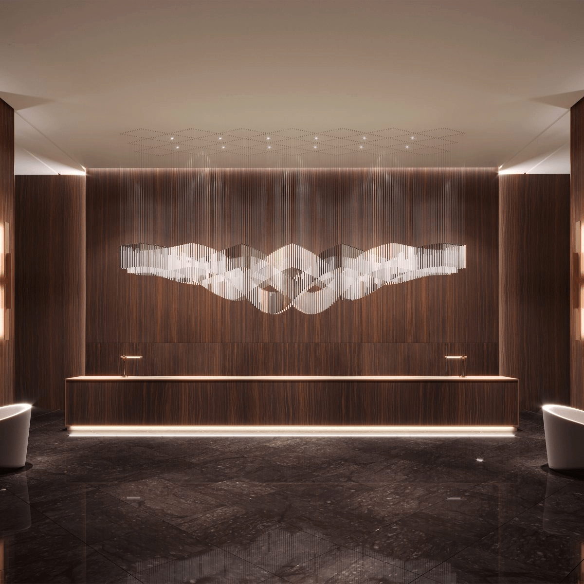 Diaamond Cloud Chandelier