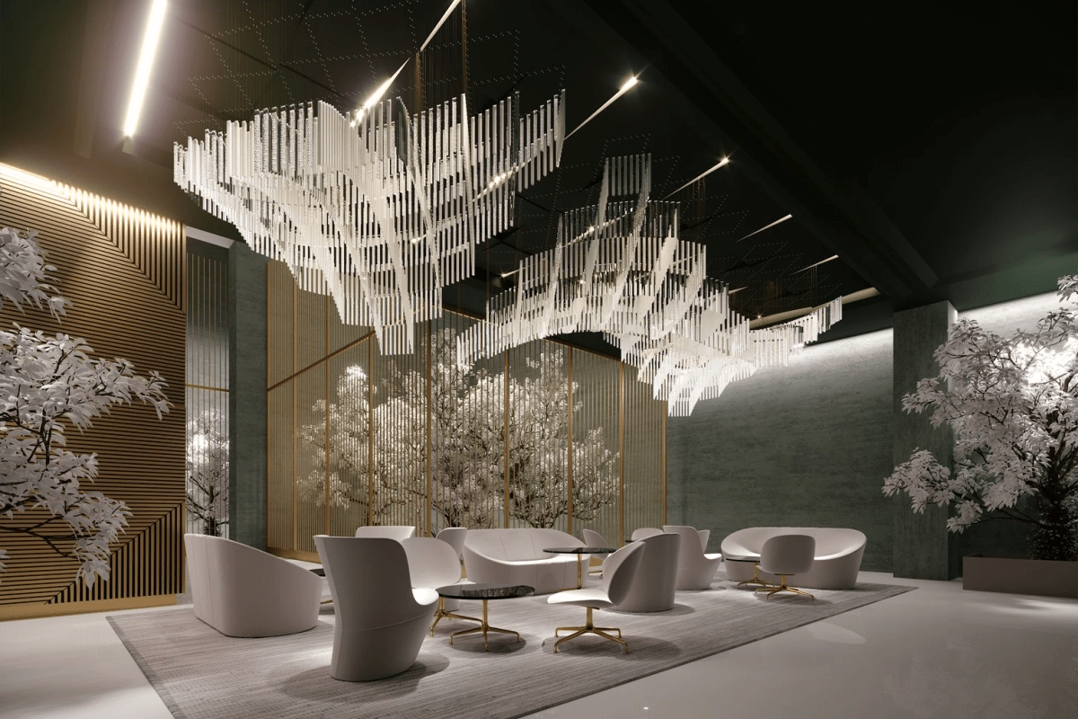 Diaamond Cloud Chandelier