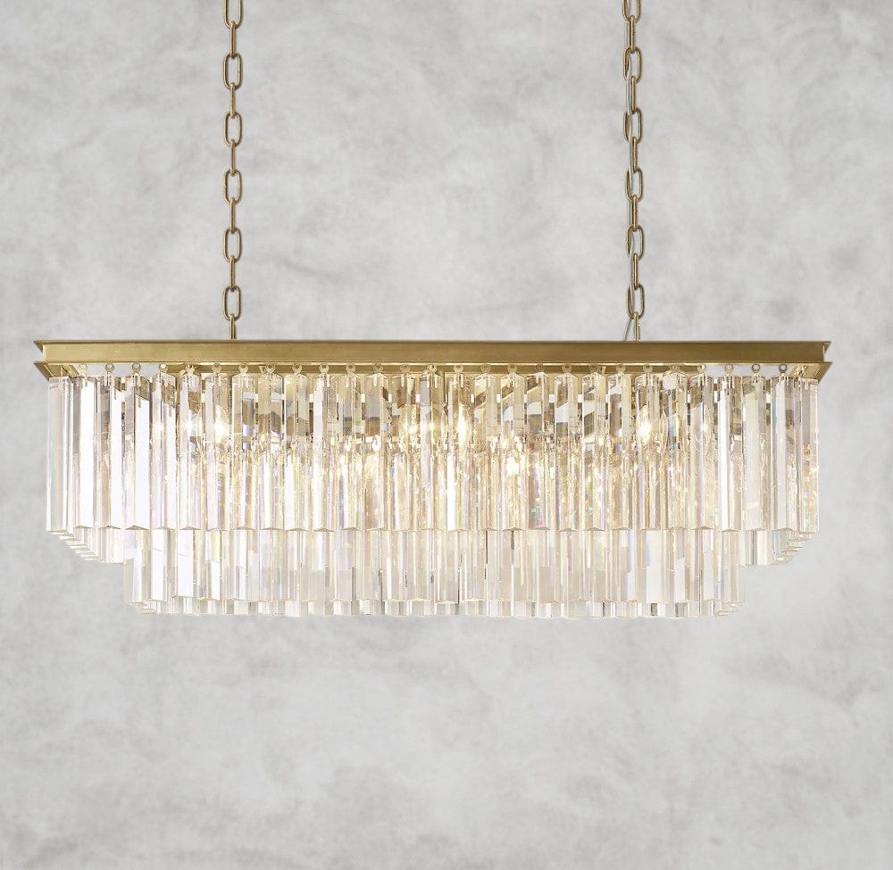 1920s Odeoon Rectangular Chandelier