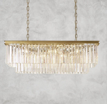 1920s Odeoon Rectangular Chandelier