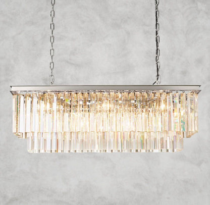 1920s Odeoon Rectangular Chandelier