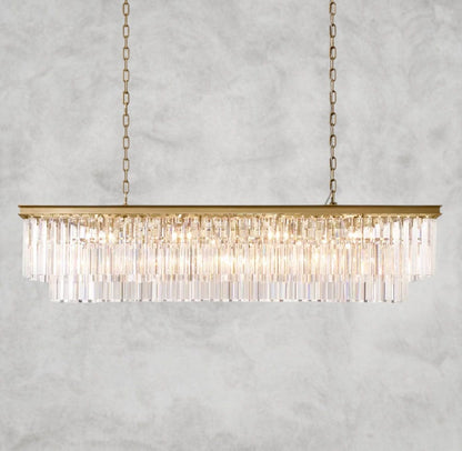 1920s Odeoon Rectangular Chandelier