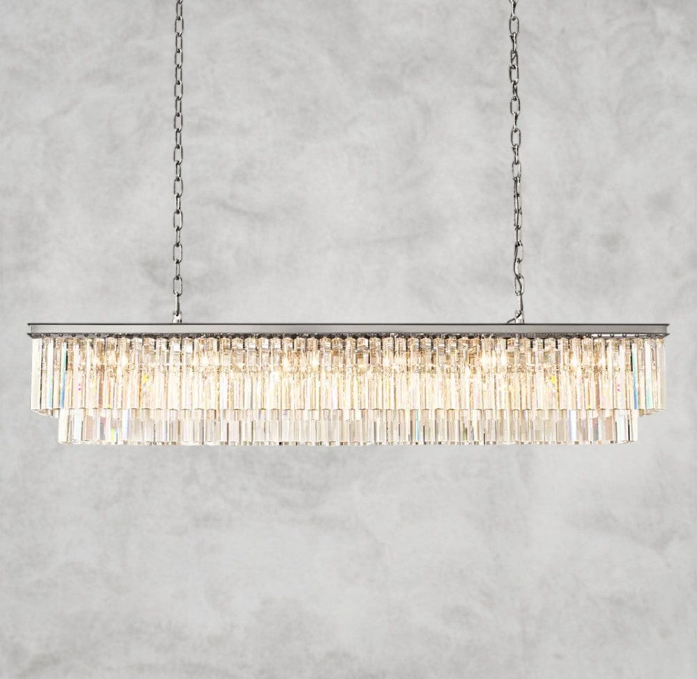 1920s Odeoon Rectangular Chandelier