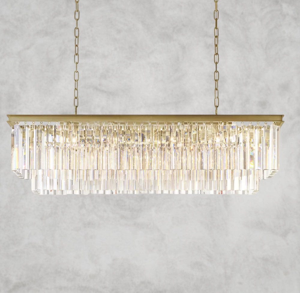 1920s Odeoon Rectangular Chandelier
