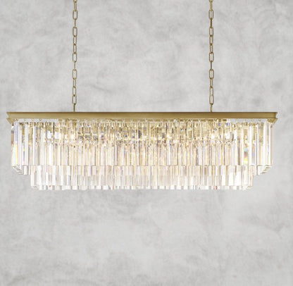 1920s Odeoon Rectangular Chandelier