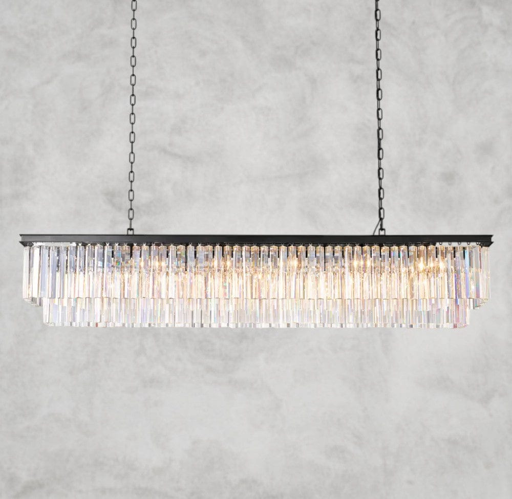 1920s Odeoon Rectangular Chandelier