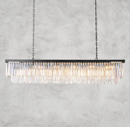 1920s Odeoon Rectangular Chandelier