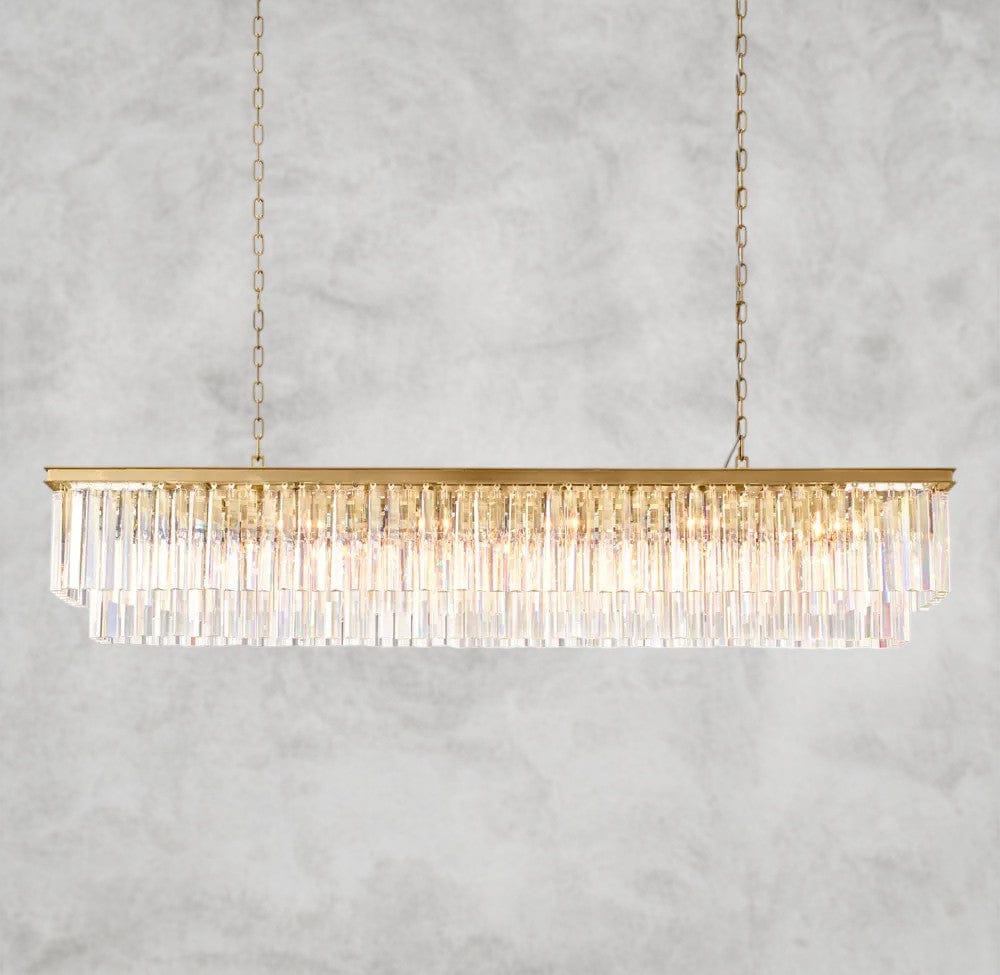 1920s Odeoon Rectangular Chandelier