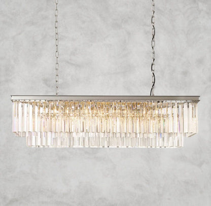 1920s Odeoon Rectangular Chandelier