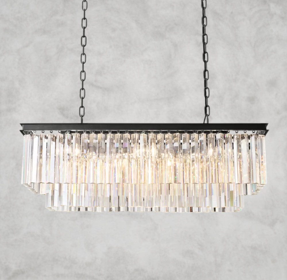 1920s Odeoon Rectangular Chandelier