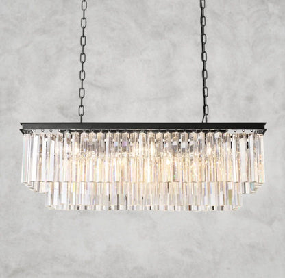1920s Odeoon Rectangular Chandelier