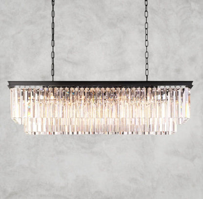 1920s Odeoon Rectangular Chandelier