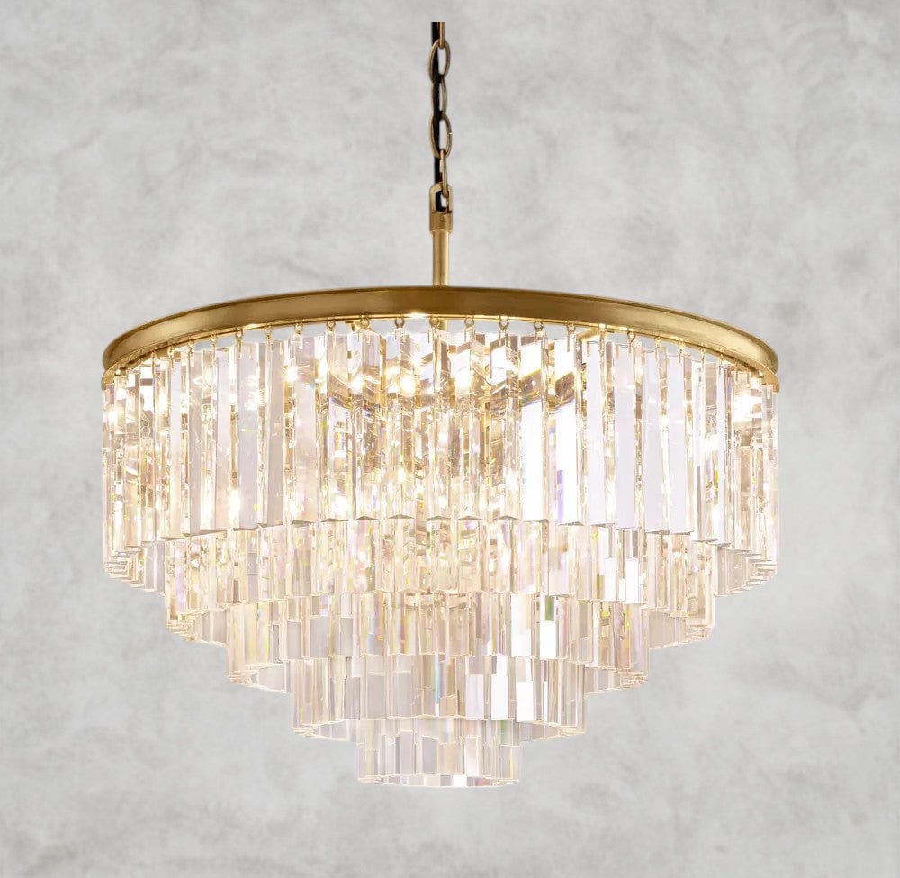 1920s Oddeon Round Chandelier