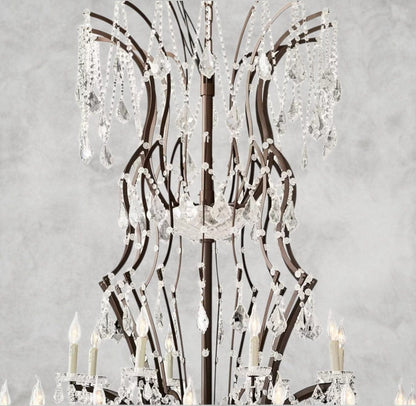 1920s Roco Round Chandelier 18" 28" 33" 40" 60" 101"