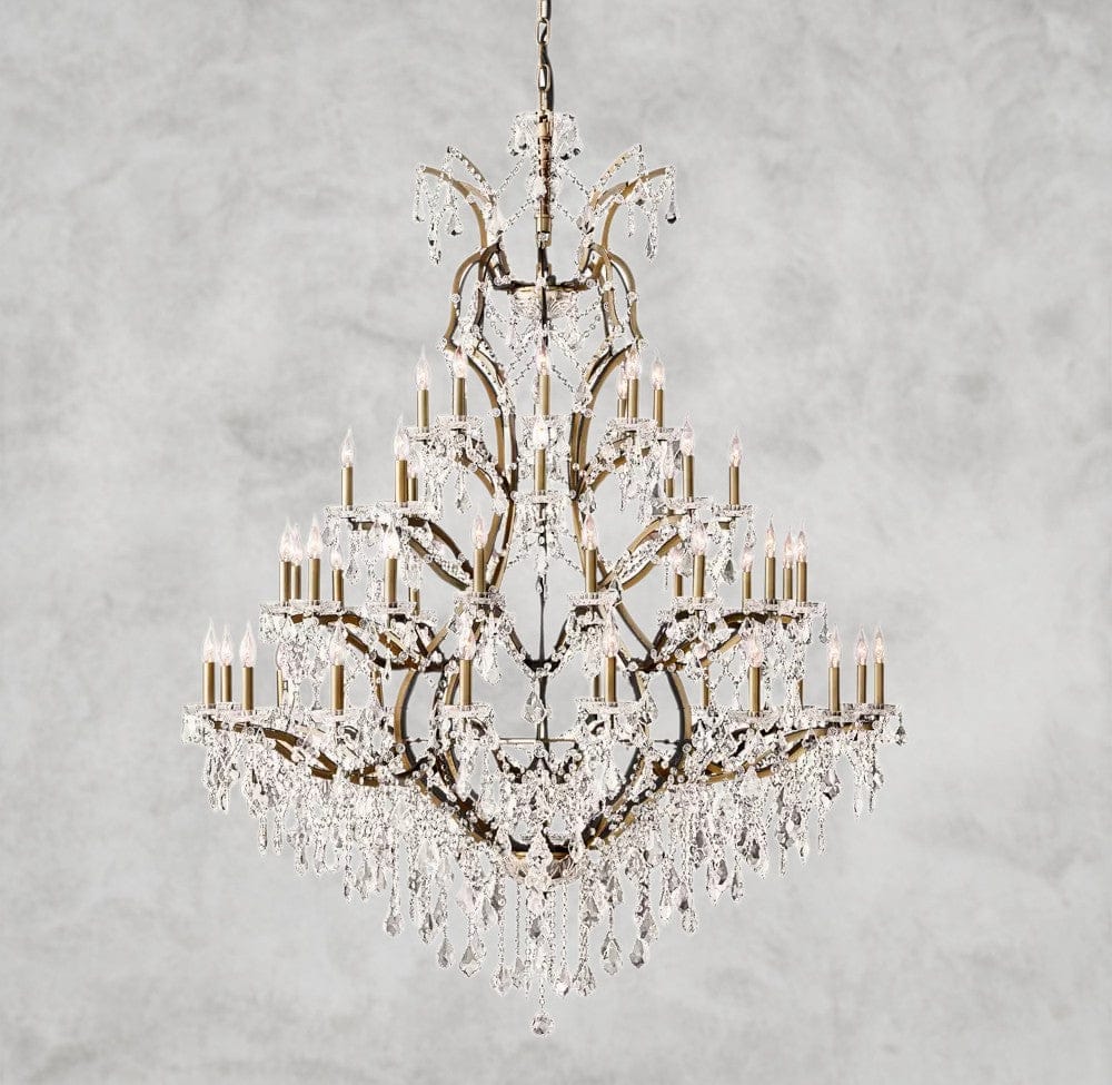 1920s Roco Round Chandelier 18" 28" 33" 40" 60" 101"