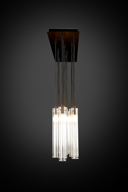 Edeen Multi Spot Glass Chandelier