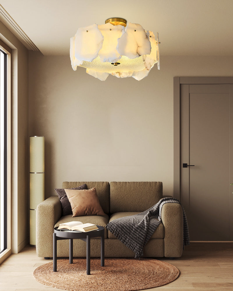 3-Tiered stairwell chandeliers