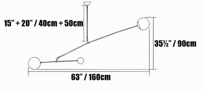 Alabaster Mobile Chandelier