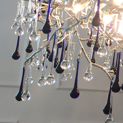 Avvis Crystal Rain Branch Chandelier