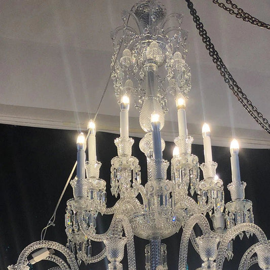 36 Lights Solstice Chandelier Clear Big Lighting