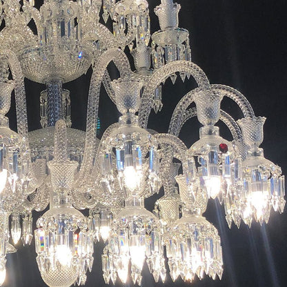 36 Lights Solstice Chandelier Clear Big Lighting