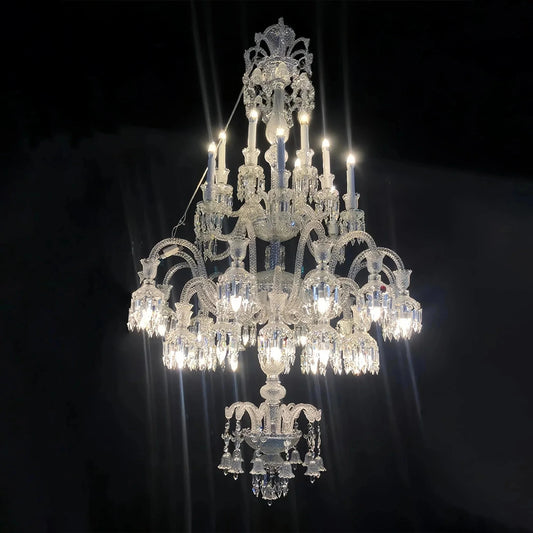 36 Lights Solstice Chandelier Clear Big Lighting