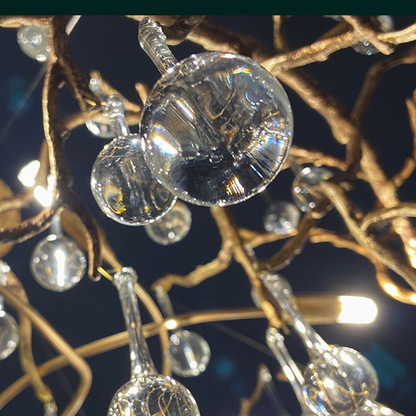 Avvis Crystal Rain Branch Chandelier