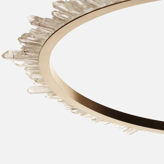Ring Quartz Chandelier
