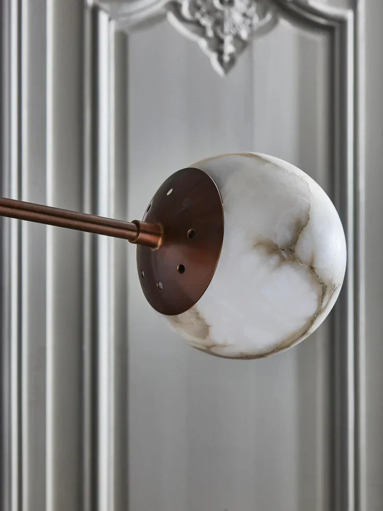 Alabaster Triple Mobile Chandelier