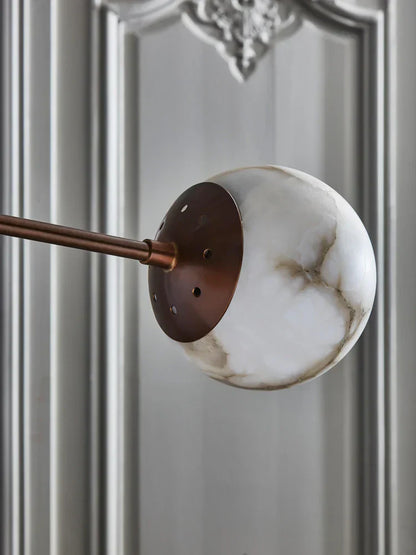 Alabaster Triple Mobile Chandelier