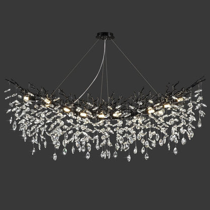 Solara Rectangular Tree Branch Chandelier 55" 72" Tree Branch