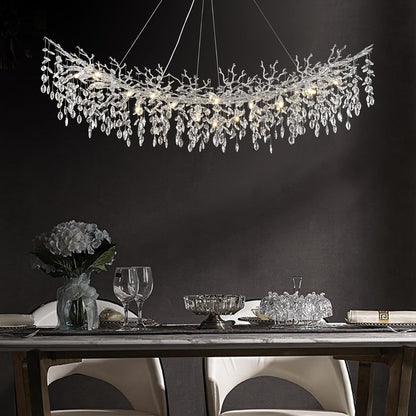 Solara Rectangular Tree Branch Chandelier 55" 72" Tree Branch