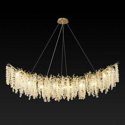 Solara Rectangular Tree Branch Chandelier 55" 72" Tree Branch
