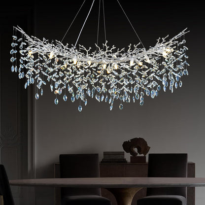 Solara Rectangular Tree Branch Chandelier 55" 72" Tree Branch