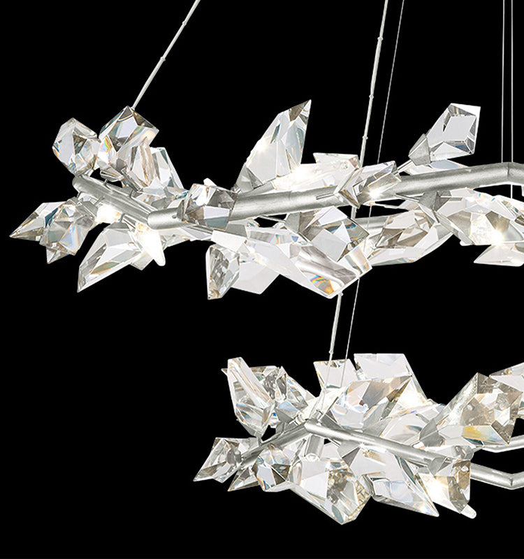 Addisson 55" Round Crystal Chandelier