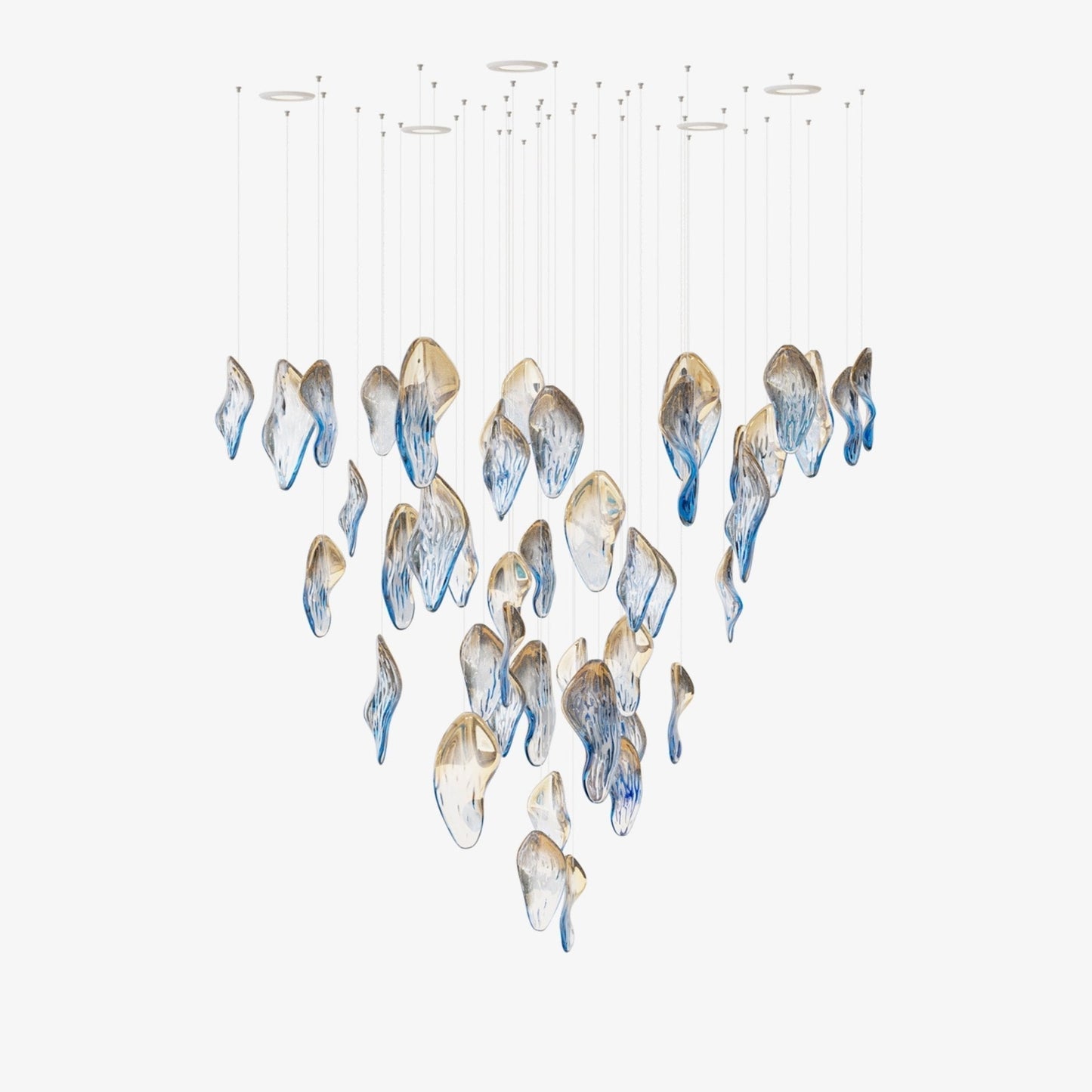 Ocean Drift Blown Glass Customize Chandelier