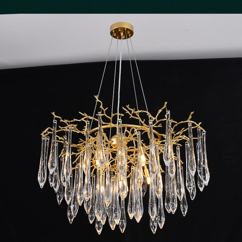 Agnnes Round Branch Crystal Chandelier