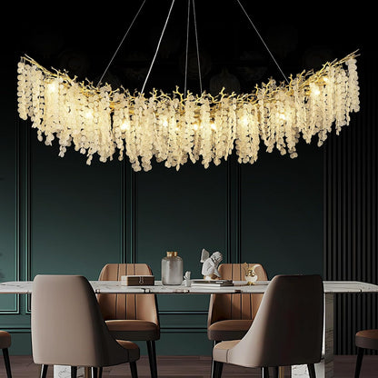 Solara Rectangular Tree Branch Chandelier 55" 72" Tree Branch