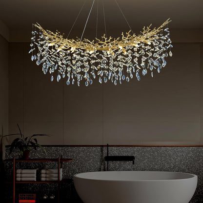 Solara Rectangular Tree Branch Chandelier 55" 72" Tree Branch