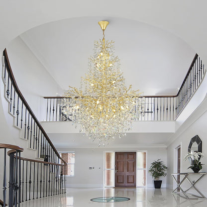 Solara Round Tree Branch Chandelier 47"