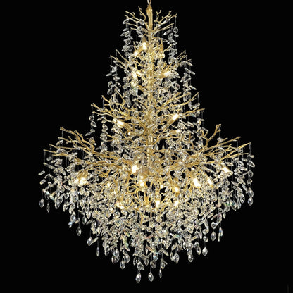 Solara Round Tree Branch Chandelier 47"