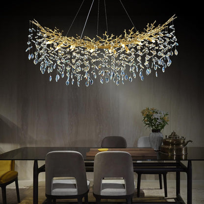 Solara Rectangular Tree Branch Chandelier 55" 72" Tree Branch