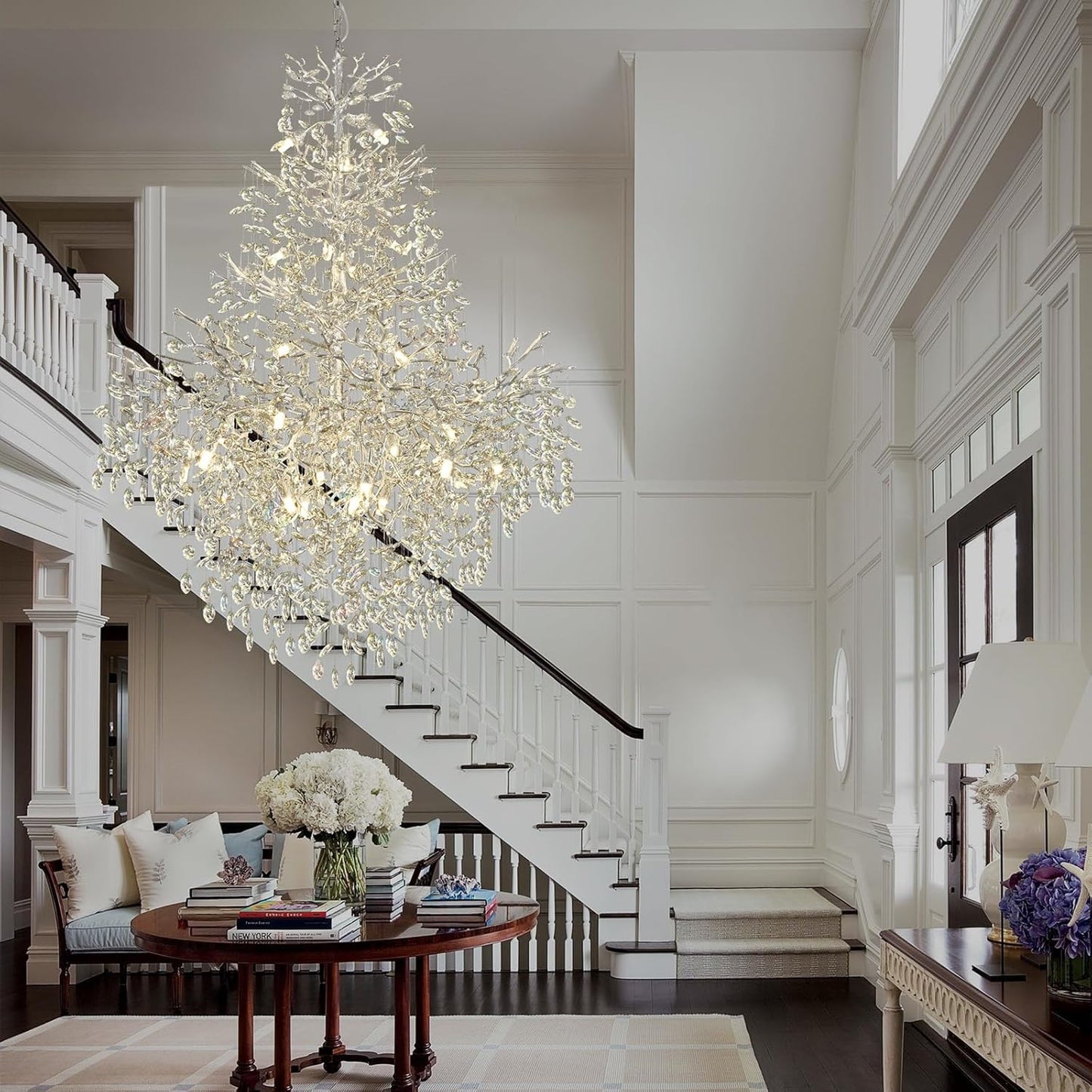 Solara Round Tree Branch Chandelier 47"